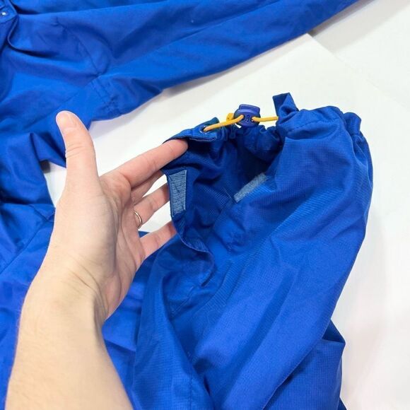 Starter Sweatpants Mens Medium Blue Mesh Baggy Windbreaker Bottom Activewear - Picture 8 of 13